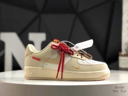 160 耐克Nike Air Force 1 Low 空军一号 Af1 2025年新款 小白鞋 中国结鞋带 低帮百搭厚底增高休闲运动板鞋。柔软、弹性十足的缓震性 - 点击图像关闭