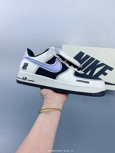 司级Nike Air Force 1 '07 Low Un联名 黑白 空军一号 低帮 运动鞋 休闲鞋 折边针车 工艺难度大 原楦头原纸板 原装鞋盒 定制五金配件