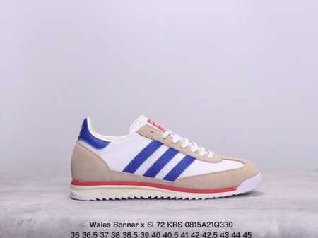 公司级复古前卫都占了，联乘英国设计师品牌wales Bonner X Sl 72 Krs 经典复古低帮休闲运动慢跑鞋 尺码：36 36 37 38 38 39 - 点击图像关闭