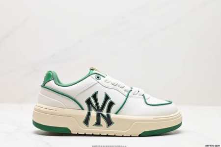 真标ss春季学院穿搭爆款korea韩国限定，联乘ny美国榄球洋基队 Mlb Chunky Liner New York Yankees学长鞋系列低帮老爹风轻量增 - 点击图像关闭
