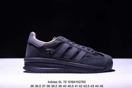 阿迪达斯adidas Sl 72 Shoes 经典复古薄底运动鞋 T头鞋 三叶草复古休闲跑步鞋休闲运动鞋 这款经典运动鞋携复古型格，来访你的活力日常 采用舒爽帆 - 点击图像关闭