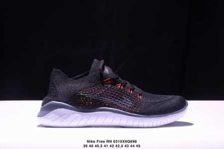 120 真标耐克Nike Free Rn Flyknit 2018 赤足5.0二代轻跑鞋 质感新焕升级 专为短打跑造 鞋如面袜般子柔贴软合 结合性弹沙线 赋双予 - 点击图像关闭