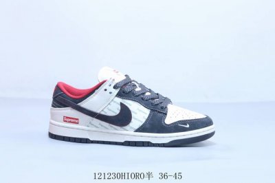 290 耐克 Nike Sb Dunk Low Pro 低帮Supreme 联名复古低帮 休闲运动滑板板鞋 121230Hioro半 36-45