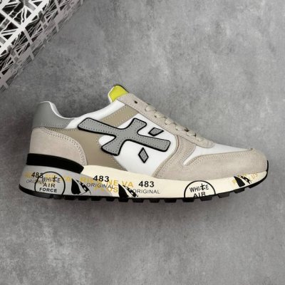 本地 核心私 公司级 普瑞米亚达 premiata Lander Trainers 兰诺系列米字低帮复古百搭休闲训练运动鞋 premiata是意大利品牌 pre