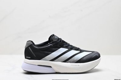 公司级阿迪达斯Adidas Adizero Boston 13 透气网眼竞速跑鞋Boost 缓震底 后跟加厚 呵护脚后跟 立体保护软绵鞋口 轻松穿脱不磨脚 安全