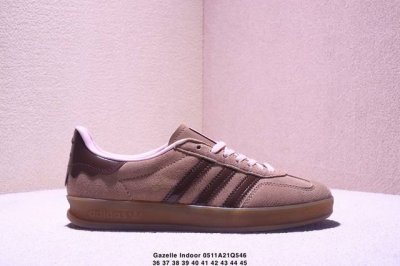 真标Adidas Originals Gazelle Indoor 三叶草休闲防滑耐磨低帮板鞋 尺码:36 36.5 37 38 38.5 39.5 40 40