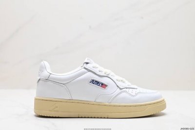 公司级autry奶油鞋 Lanvin面包鞋 Autry 01 Low Man Leat韩国直邮autry奥特里低帮潮流复古休闲百搭运动鞋时尚休闲鞋 印度尼西亚制