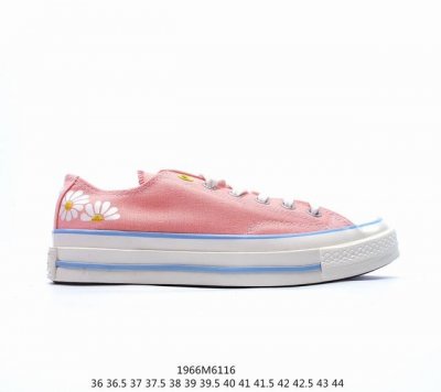 Converse匡威官方 19 S女清新小雏菊印花低帮帆布鞋a09107C尺码35 36 36.5 37 37.5 38 39 39.5 40 41 41.5