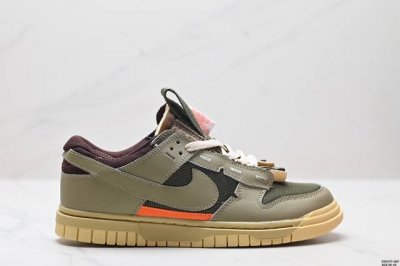 公司级融入登山户外机能元素，Virgil Abloh设计师独立品牌off-White X Futura X Nike Sb Dunkpine Green Ow扣