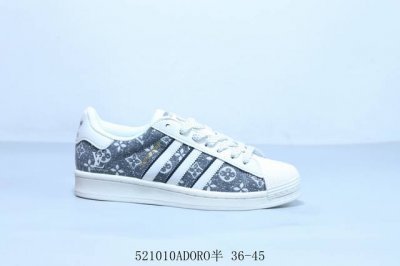 阿迪达斯Adidas三叶草 Originals Superstar 贝壳头系列低帮经典百搭休闲运动板鞋 联名 货号 Bz2524 5 10Adoro半 36-4