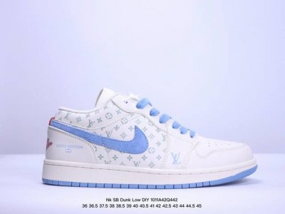 头层带半码耐克nk Sb Dunk Low Diy 联名-周年高端定制 低帮休闲板鞋 货号：Dq1098-351 #定制鞋盒 大厂纯原品质出货 超高清洁度 皮料