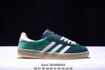 真标gucci X Adidas Originals Gazelle Indoor 三叶草休闲防滑耐磨低帮板鞋 官方货号:707868 Uwy20 7162 尺