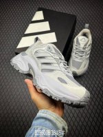 阿迪达斯adidas Shadow Fever 老爹鞋 百搭休闲款 舒适透气沙滩鞋 鞋面走线工整 清晰质感 采用ecco家族工艺 高端时尚 简约大气 防滑舒适