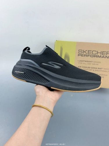 skechers斯凯奇男鞋休闲轻便懒人鞋一脚蹬运动鞋柔软舒适健步鞋！ Size：如图 编码：K57 410513