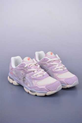 Asics Gel-Nyc 纯原版本 亚瑟士运动休闲透气专业跑鞋 鞋面采用反绒皮与网布拼接 透气舒适兼具休闲时尚 结合简明的配色 展现品牌的传承 及引领复古流行