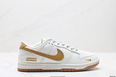 公司级耐克Nike Dunk Low 扣篮系列 复古低帮休闲运动滑板板鞋 采用脚感柔软舒适Zoomair气垫 有效吸收滑板等极限运动在落地时带来的冲击力 为街头