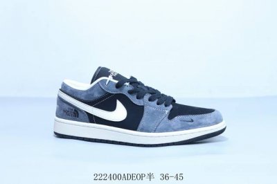 乔丹Air Jordan 1 Low Aj1 乔1低帮复古文化休闲运动篮球鞋 北面联名 22 0Adeop半 36-45