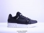 真标全新lv路易威登louis Vuitton Trainer Sneaker Low休闲运动文化百搭板鞋 尺码:40-45 Xm1115Q625