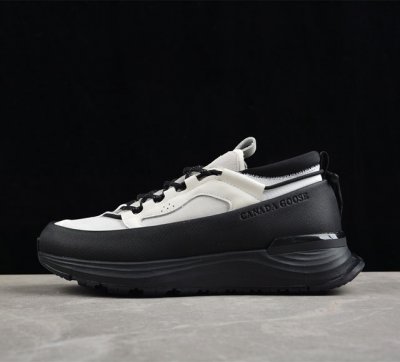 Canada Goose Glacier Trail 加拿大鹅 明星同款 圆头系带皮革低帮生活休闲板鞋 7785M #采用创新、完全防水和透气的 Hdry技术制