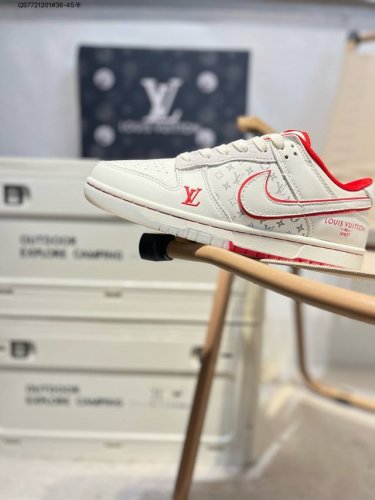 lv X Nike Sb Dunk Low 大厂出品 极力推荐 新配色 原装头层材料 独家版型蒸餾加工 帶來的是更好的视觉和脚感体验 大厂纯原品质出货 清洁度