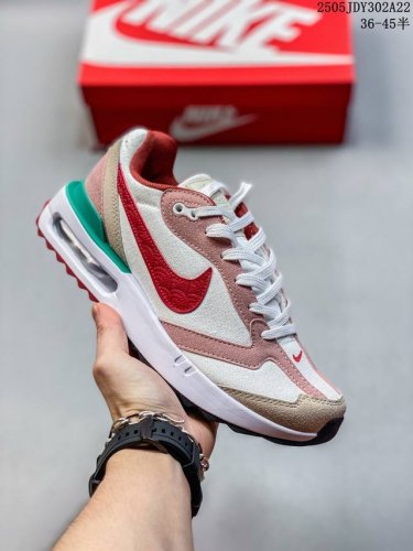 耐克Nk Air Max Dawn 黎明系列低帮气垫百搭休闲运动慢跑鞋 采用柔软翻毛皮和透气梭织材料打造利落鞋面 中底和鞋跟融入现代感线条设计 兼具复古风格与时