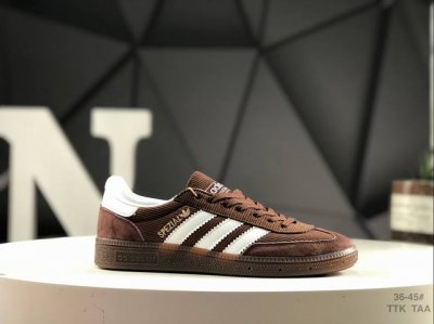 130 真标带半码Adidas Handball Spezial 复古单品 阿迪达斯经典款复古休闲板鞋 #原厂原档案开发出品 皮料切割干净无任何毛边 鞋型细节完