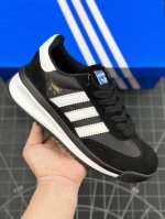 本地 核心私 阿迪达斯adidas Originals Sl 72 Rtn 厚底版系列低帮增高百搭休闲运动板鞋 #男女鞋半码制#采用翻毛皮组合牛津布鞋面材质#内