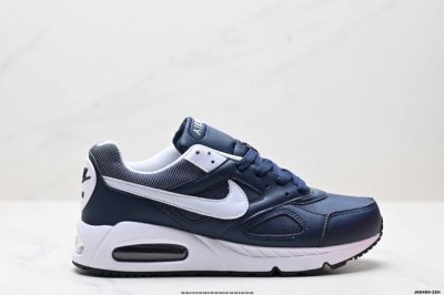 公司级耐克Air Max Ivo男女子气垫缓震耐磨运动鞋时尚潮流休闲透气跑步鞋 选用网眼鞋面，脚感舒适透气。鞋舌、鞋侧及后跟处饰有品牌标识，简约大气又时尚。采用