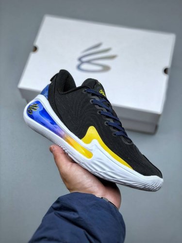 Under Armour Curry Flow 12 ”Podium Blue“斯蒂芬 库里12代专业室内低帮文化休闲运动篮球鞋 升级原楦原纸版开发版型#采用网