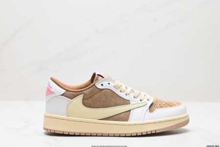 公司级aj1倒勾travis Scott X Air Jordan 1 ” Reverse Mocha “ Aj1乔1 Ts 闪电 联名倒钩 低帮文化篮球鞋 货 - 点击图像关闭