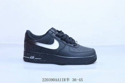 Nike Air Force 1 Af1耐克 黑白渐变 低帮 空军一号休闲板鞋 390Aaiir半 36-45