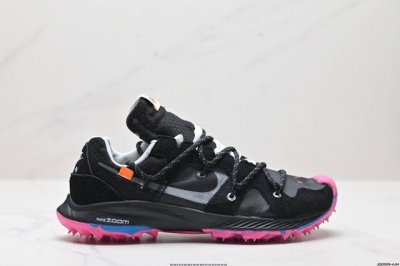 公司级off-White × Nike Air Zoom Terra Kiger 5 耐克钉鞋 潮流缓震专业 低帮 越野跑步鞋 货号:Cd8179-300 尺码