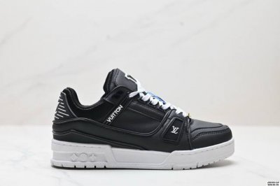 真标全新Lv路易威登Louis Vuitton Trainer Sneaker Low休闲运动文化百搭板鞋 尺码:40-45 Id:Jzd129-Zjf