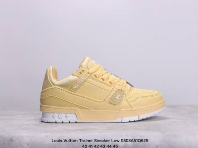 公司级全新lv路易威登louis Vuitton Trainer Sneaker Low休闲运动文化百搭板鞋 尺码:40-45 xm0808Q625
