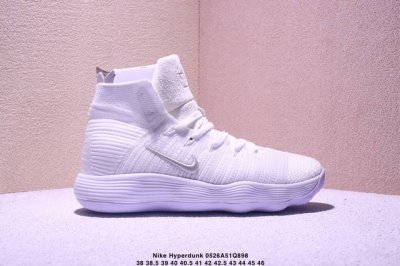 真标Nike Hyperdunk 2017 High 高帮 缓震 实战篮球鞋 货号:917727-001 尺码:38 38.5 39 40 40.5 41 42