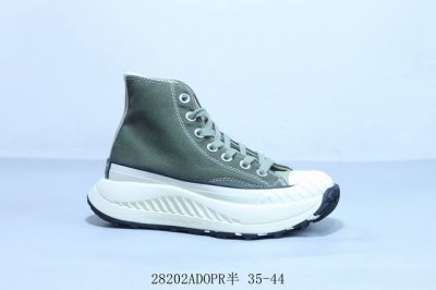 匡威Converse Run Star Hike1970S 帆布松糕锯齿底厚底增高 日系原盒 顶级纯原版本厚底增高休闲鞋 28202Adopr半 35-44