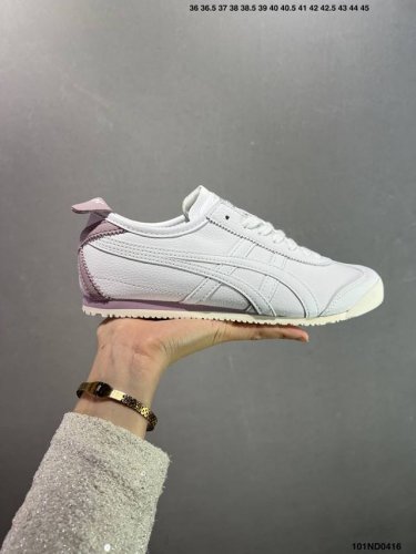 Asics 亚瑟士 男女鞋真标半码制 日产经典老牌-鬼塚虎 Onitsuka Tiger Mexico 66经典墨西哥系列复古经典百搭板鞋休闲运动鞋慢跑鞋 采用