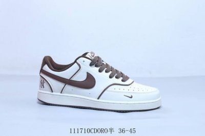220 耐克Nike Court Borough Low 2"White/Mint"学院系列休闲运动皮革小空军板鞋 111710Cdoro半 36-45