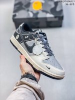 海外爆款限量发售！公司级 Nike Sb Dunk Low“ Bape联名 白灰黑” 周年高端定制 低帮休闲板鞋 定制鞋盒 大厂纯原品质出货 超高清洁度 皮料切