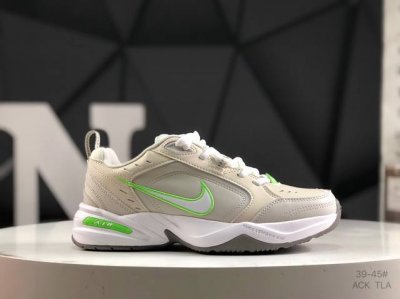 160 真标带半码耐克Nike Air Monarch Iv 经典复古老爹鞋 夸张流线极符 风靡老爹元素 外形延续当下潮流得未来感老爹鞋 设计干净！ 货号：Fn