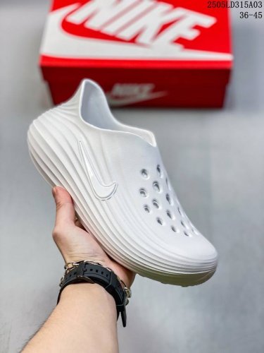 nike Reactx Rejuven8男子凉鞋采用质感柔软且出众回弹的 Reactx泡绵，缔造非凡舒适的日常穿着体验，助你保持活力。鞋面透气孔设计，营造出色透