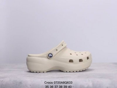 Crocs卡骆驰 Classic Clog 经典云朵沙滩凉鞋 洞洞凉鞋 女款 细节满分 质感无敌 脚感惬意舒适软硬适中秀气可爱 增高神器 小蛮腰设计超显脚小 百