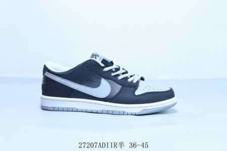 耐克 Nike Sb Dunk Low Pro 复古低帮 休闲运动滑板板鞋 影子灰 27207Adiir半 36-45 - 点击图像关闭
