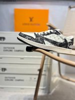 公司级头层皮Lv X 乔丹Air Jordan 1 Low Aj1低帮系列篮球鞋 官方同步配色 原装级产物 #拒绝公底 立体鞋型 细节完美 高清洁度Xd0798