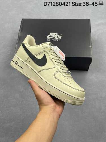 Nike Air Force 1‘07 Lv8 原楦头原纸板 打造纯正低帮空军版型 专注外贸渠道 全掌内置蜂窝气垫 原盒配件 原厂中底钢印、拉帮完美 货号:Hq