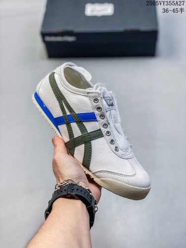 福利 Onitsuka Tiger Mexico 66 亚瑟士鬼冢虎复古经典板鞋 产品从款式颜色造型上体现出追求舒适和细节的完美 鞋类更是推崇手工制作的严谨与完