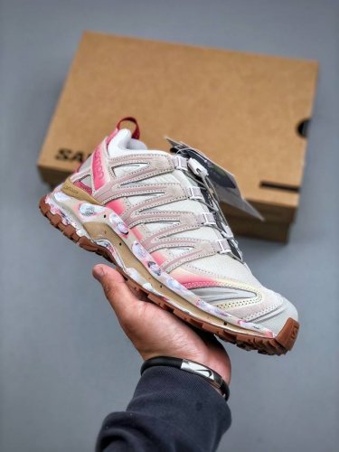 定制球鞋 纯原大厂出品 萨洛蒙 Salomon Xa Pro 3D Suede 户外轻便徒步鞋 潮流越野机能户外休闲运动跑步鞋 采用透气网布与防护皮革组合鞋面材