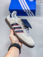 真标adidas Originals Wales Bonner Samba Og桑巴舞系列绅士德训足球风百搭低帮休闲运动板鞋 货号:Ie0579 尺码:36 3