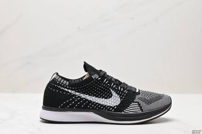 公司级nike Flyknit Racer 网布织物舒适减震支撑 低帮 休闲跑步鞋 货号:526628-037 尺码:39-45 Id:Jdd -Gzf