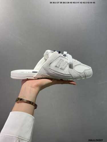 230 公司级 Miu Miu X New Balance联名款半拖鞋 new Balance 530 学院风 公司级版本 联名款只保留了旧版Nb530 的流线